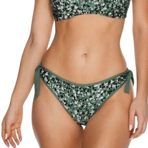 SUNSETS Catwalk Lula Reversible Side Tie Bikini Bottom, Size Small - Picture 1 of 7
